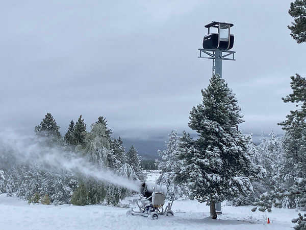 A September snow